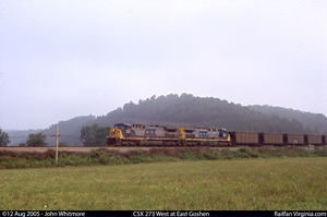 CSX 273 West at East Goshen